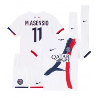 Maglie da calcio Paris Saint-Germain Marco Asensio #11 Seconda Maglia Bambino 2024-25 Manica Corta (+ Pantaloni corti)